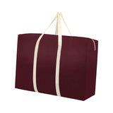 Maxbell House Moving Bag Carrier for Travelling Dormitories Closet Bedrooms Basement 78x55x25 cm Burgundy