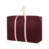 Maxbell House Moving Bag Carrier for Travelling Dormitories Closet Bedrooms Basement 48x30x25 cm Burgundy