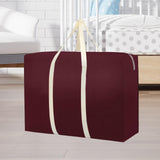 Maxbell House Moving Bag Carrier for Travelling Dormitories Closet Bedrooms Basement 48x30x25 cm Burgundy