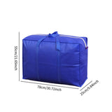 Maxbell House Moving Bag Carrier for Travelling Dormitories Closet Bedrooms Basement 78x55x25 cm Blue
