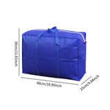 Maxbell House Moving Bag Carrier for Travelling Dormitories Closet Bedrooms Basement 48x30x25 cm Blue