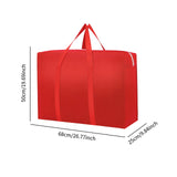 Maxbell House Moving Bag Carrier for Travelling Dormitories Closet Bedrooms Basement 68x50x25 cm Red