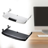 Maxbell Keyboard Tray Under Desk Sliding Keyboard Drawer Tray for Gaming Home Office White