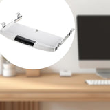 Maxbell Keyboard Tray Under Desk Sliding Keyboard Drawer Tray for Gaming Home Office White