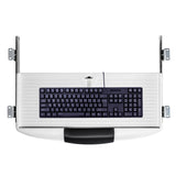 Maxbell Keyboard Tray Under Desk Sliding Keyboard Drawer Tray for Gaming Home Office White