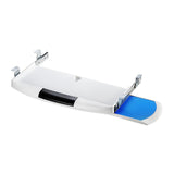 Maxbell Keyboard Tray Under Desk Slide Out Platform Pull Out Sliding Keyboard Drawer White