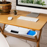 Maxbell Keyboard Tray Under Desk Slide Out Platform Pull Out Sliding Keyboard Drawer White