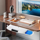 Maxbell Keyboard Tray Under Desk Slide Out Platform Pull Out Sliding Keyboard Drawer White