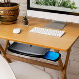 Maxbell Keyboard Tray Under Desk Slide Out Platform Pull Out Sliding Keyboard Drawer Black