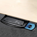 Maxbell Keyboard Tray Under Desk Slide Out Platform Pull Out Sliding Keyboard Drawer Black