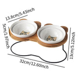 Maxbell Tilted Dog Bowls Neck Protection Pet Bowls Anti Slip Elevated Dog Water Bowl Colorful Cat
