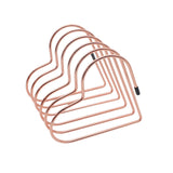 Maxbell Book Stand Flexible Desk Book Storage Rack for Table Decor Living Room Hotel Rose Gold