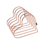 Maxbell Book Stand Flexible Desk Book Storage Rack for Table Decor Living Room Hotel Rose Gold