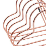 Maxbell Book Stand Flexible Desk Book Storage Rack for Table Decor Living Room Hotel Rose Gold