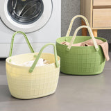 Maxbell Shower Caddy Basket with Handles Bath Basket for Beach College Dorm Bathroom Green 29x25.5x17cm