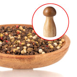 Maxbell Manual Pepper Grinder Wood Adjustable Salt Grinder for Cafe Home Travel