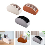 Maxbell Remote Caddies Remote Control Holder for Living Room Toothbrushes TV Remotes beige