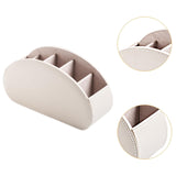 Maxbell Remote Caddies Remote Control Holder for Living Room Toothbrushes TV Remotes beige