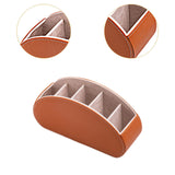 Maxbell Remote Caddies Remote Control Holder for Living Room Toothbrushes TV Remotes brown