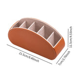 Maxbell Remote Caddies Remote Control Holder for Living Room Toothbrushes TV Remotes brown