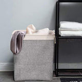 Maxbell Storage Basket Folded with Handles Laundry Basket for Dorm Room Home Bedroom