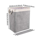 Maxbell Storage Basket Folded with Handles Laundry Basket for Dorm Room Home Bedroom