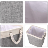 Maxbell Storage Basket Folded with Handles Laundry Basket for Dorm Room Home Bedroom