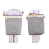 Maxbell Storage Basket Folded with Handles Laundry Basket for Dorm Room Home Bedroom