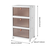 Maxbell Folding Storage Bin Stackable Closet Organizer Practical Storage Container