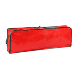 Maxbell Gift Wrap Organizer Bag Wrapping Paper Storage Container for Christmas Gifts Red