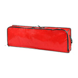 Maxbell Gift Wrap Organizer Bag Wrapping Paper Storage Container for Christmas Gifts Red