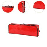 Maxbell Gift Wrap Organizer Bag Wrapping Paper Storage Container for Christmas Gifts Red