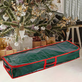 Maxbell Gift Wrap Organizer Bag Wrapping Paper Storage Container for Christmas Gifts Green