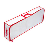 Maxbell Gift Wrap Organizer Bag Wrapping Paper Storage Container for Christmas Gifts White