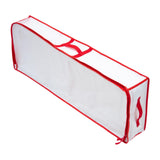 Maxbell Gift Wrap Organizer Bag Wrapping Paper Storage Container for Christmas Gifts White