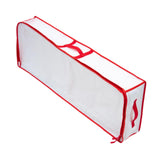 Maxbell Gift Wrap Organizer Bag Wrapping Paper Storage Container for Christmas Gifts White