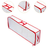 Maxbell Gift Wrap Organizer Bag Wrapping Paper Storage Container for Christmas Gifts White