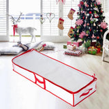 Maxbell Gift Wrap Organizer Bag Wrapping Paper Storage Container for Christmas Gifts White