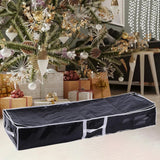 Maxbell Gift Wrap Organizer Bag Wrapping Paper Storage Container for Christmas Gifts Black White