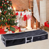 Maxbell Gift Wrap Organizer Bag Wrapping Paper Storage Container for Christmas Gifts Black White