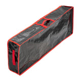 Maxbell Gift Wrap Organizer Bag Wrapping Paper Storage Container for Christmas Gifts Black Red