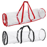Maxbell Christmas Wrapping Paper Storage Bag with Zipper Storage Wrap Organiser Red
