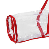 Maxbell Christmas Wrapping Paper Storage Bag with Zipper Storage Wrap Organiser Red