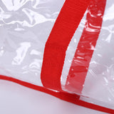 Maxbell Christmas Wrapping Paper Storage Bag with Zipper Storage Wrap Organiser Red
