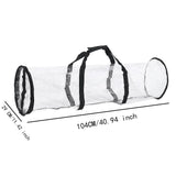 Maxbell Christmas Wrapping Paper Storage Bag with Zipper Storage Wrap Organiser Black