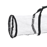 Maxbell Christmas Wrapping Paper Storage Bag with Zipper Storage Wrap Organiser Black