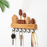 Maxbell Key Hooks Wall Hanger Rack Ornament Bathroom Wallet Belt Entryway Key Holder Style A