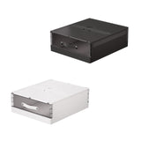 Maxbell Bedding Organizer Dustproof Stackable Lidded Storage Bin for Blanket Clothes White