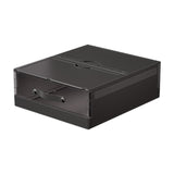 Maxbell Bedding Organizer Dustproof Stackable Lidded Storage Bin for Blanket Clothes Black
