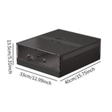 Maxbell Bedding Organizer Dustproof Stackable Lidded Storage Bin for Blanket Clothes Black